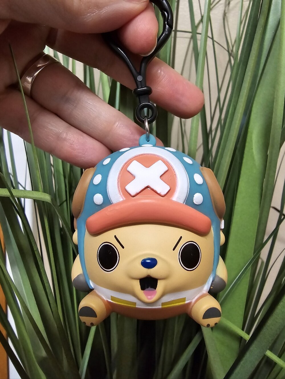 Tony Tony Chopper Anime Keychain Hanger - Blue & Orange